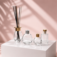 Flacon diffuseur en verre transparent élégant, 50 ml, 100 ml, vide, pour parfum et aromathérapie à bâtonnets – Meilleures ventes