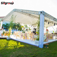 Viga de armazón modular plegable de aleación de aluminio con conexión de espiga para agencias de publicidad