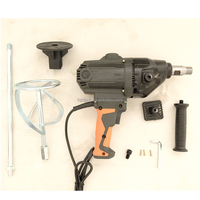 Mélangeur de mortier électrique haute puissance industriel et DIY 220V pour pâte à joint, ciment, peinture et revêtements