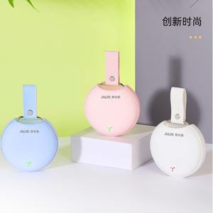 Calentador de manos AUX 2 en 1, calentador portátil recargable con protección contra sobrecalentamiento para uso en invierno, blanco y azul - Product Image 2