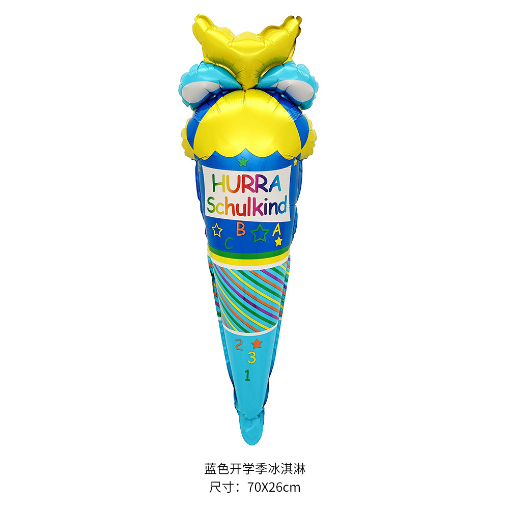 Glace Anglaise Bleu 70*28cm
