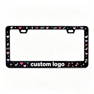Marco de Matrícula Personalizado con Diseño Estadounidense, Marco para Placa de Matrícula con Logotipo de EE. UU., Soporte para Placa de Matrícula, Cubierta para Placa de Matrícula - Product Image 2