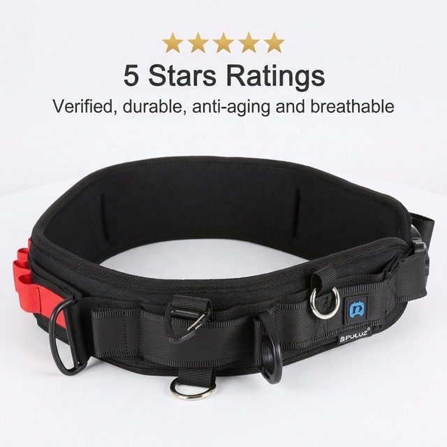 PULUZ Camera Straps Multi-Functional Bundle Waist Strap Belt with Hanging Photography Accessories for Outdoor Photographers