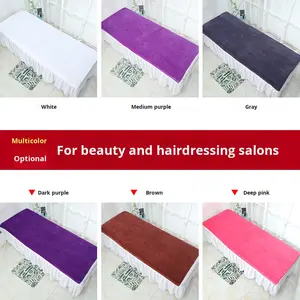 Toallas de salón de belleza en existencia, sábanas de baño de microfibra extragrandes absorbentes y sábanas gruesas para uso doméstico, venta al por mayor - Product Image 2