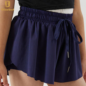 شورت يوغا رائج للأطفال بدلة ركض تنس تنورة فراشة بنطلون جيب شورت رياضي للأطفال - Product Image 5