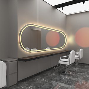 Espejo de Salón con Luz LED de Lujo Moderno, Equipo de Peluquería, Muebles para Salones de Belleza y Barberías - Product Image 3