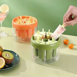 Moule à glaces et à crème glacée en plastique alimentaire avec couvercles pour usage domestique, pour faire des glaces, des glaçons et de la crème glacée maison - Product Image 1