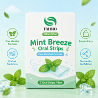 Bandes buccales à dissolution rapide à la menthe fraîche en gros, emballage personnalisé avec logo, bandes à la menthe fraîche à dissolution rapide