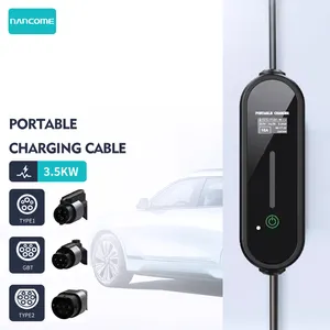 outdoor using 3.5kw 7kw CCS2 dc fast car charging pile ev charger with single gun plug for new energy vehicles