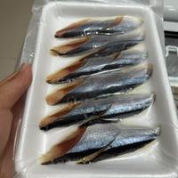 Meilleure Qualité de Produits de la Mer Surgelés : Saury du Pacifique Éviscéré et Décapité avec Peau Conservée, Traité à l'Eau, Emballage en Vrac
