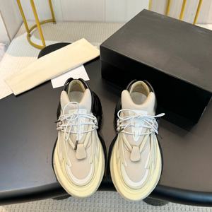 Sneakers tendance pour hommes de haute qualité, en cuir véritable, à lacets, légères, respirantes, amortissantes, semelle épaisse - Product Image 3