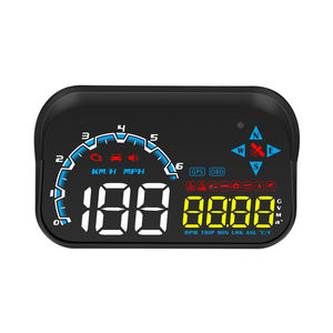 M20 araba HUD Head up Display göstergesi OBD GPS Radar dedektörü ile elektronik köpek çift sistem ekran araç elektroniği kilometre - Product Image 1