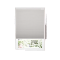 Cortina Eléctrica Inteligente Moderna para el Hogar, Persiana Aislante del Calor y del Sol con Diseño de Panal para Dormitorio y Sala de Estar
