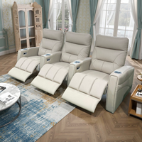 Meistverkauftes Relaxsofa-Set Möbel Elektrische Relaxsessel mit Getränkehalter USB-Ladeanschluss für Villa Keller Wohnzimmer