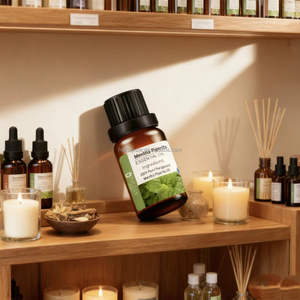 Huile essentielle de menthe poivrée (Mentha Piperita) en gros pour la fabrication d'aromathérapie et d'ingrédients de dentifrice, étiquettes personnalisées - Product Image 3