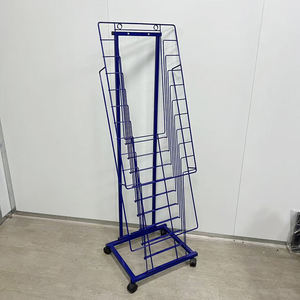 Support métallique personnalisé avec roulettes pour l'affichage d'affiches et de bandes dessinées - Product Image 5