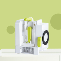 Râpe pliable en acier inoxydable, coupe-légumes manuel en spirale avec récipient, outil de cuisine portable