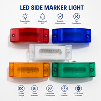 Nouveaux feux latéraux ENSAITE à faible consommation 12-24V 9LED 1.8W pour camion, remorque, fourgonnette, voiture, moto