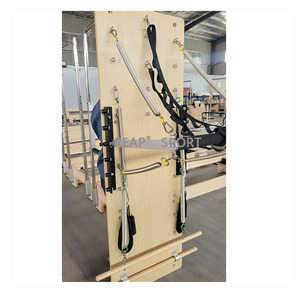 All'ingrosso legno Pilates per allenamento a casa palestra da parete scaletta svedese scaletta per Pilates Studio - Product Image 5