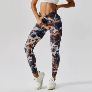 Pantalones de Yoga sin costuras para mujer, mallas cómodas de cintura alta para gimnasio, Fitness, correr, Scrunch, 2023