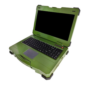 Màu xanh lá cây 15.6inch xách tay công nghiệp gồ ghề máy tính xách tay hợp kim nhôm máy tính Intel i3 i5 i7 OEM ODM - Product Image 3