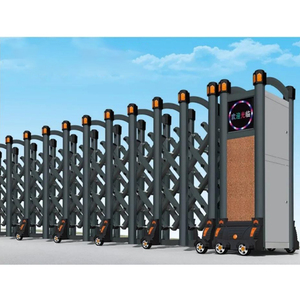 Thấp moq mở rộng tự động điện có thể thu vào kính thiên văn cửa thép không gỉ an ninh cổng cho khách sạn Công viên trường kho - Product Image 4