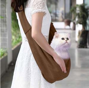 Customization Best Sale Brown Pet Bag <b>Cat</b> <b>Backpack</b> Pet Carrier <b>Carrying</b> Case One Shoulder Carry Bag - Product Image 4