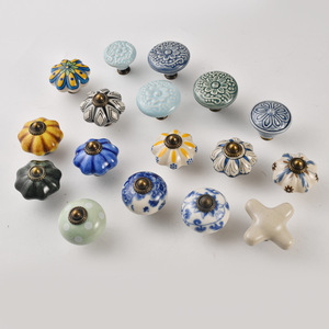 <b>Ceramic</b> Cabinet <b>Knobs</b> Novelty Shape French Style <b>Drawer</b> Handles Durable <b>Ceramic</b> Material - Product Image 3