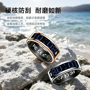 Anillo Inteligente con Pantalla LED Táctil, Resistente al Agua IP68, Monitor de Frecuencia Cardíaca, Oxígeno en Sangre, Sueño, Rastreador Multideportivo, Anillo de Salud - Product Image 2