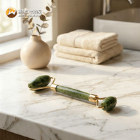 Jiwan Lejia - Ventes chaudes - Outil de soin de la peau du visage 100% naturel personnalisé - Rouleau de jade pour massage facial