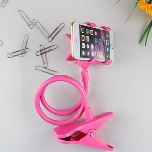 Support de téléphone portable flexible en plastique, universel, pliable, à clipser, idéal pour le bureau, la lecture au lit et le <span class=keywords><strong>streaming</strong></span> en direct - Vente chaude - Product Image 3