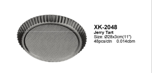 DF DF EDS XK-2043 Molde Redondo para Pastel, Bandeja Redonda para Hornear Pan con Revestimiento de Acero al Carbono, Molde para Hornear en Horno con Asa, Molde Redondo para Tartas - Product Image 4