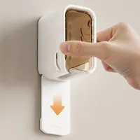 Support mural en plastique anti-poussière à un niveau pour brosses à dents électriques, technique d'injection, pour salon