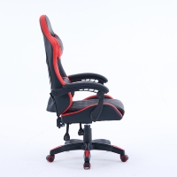 Offre Spéciale chaise de jeu classique la moins chère Chaise de jeu en cuir PU rouge noir avec taux de retour d'achat élevé