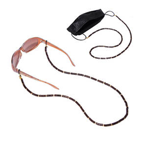 El yapımı doğal ahşap göz aşınma kordon BoHo tarzı çevre dostu gözlük kordon tutucu ahşap boncuk gözlük zinciri - Product Image 6