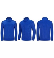 Veste de football de couleur unie 100% polyester de qualité supérieure maillot de football d'équipe personnalisé vierge