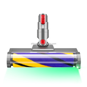 Cabezal de limpieza con rodillo suave LED compatible con aspiradoras <span class=keywords><strong>Dyson</strong></span> V10 Slim/V12 Slim, ideal para pisos duros y lisos. - Product Image 1