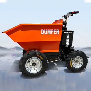 Capacità di Carico: <span class=keywords><strong>500</strong></span> kg Mini Dumper Elettrico a Quattro Ruote per Edilizia e Giardino - Product Image 5