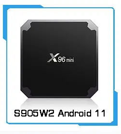 New Arrival Amlogic S905W4 X96MINI 5G 4K HD IPTV Set Top Box X96 Mini 1GB 2GB 8GB 16GB 5G WIFI Smart Android OTT TV Box