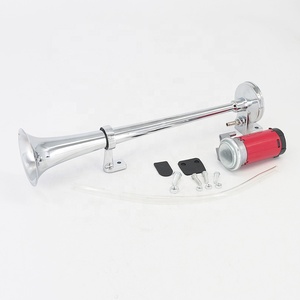 Corne à air simple <span class=keywords><strong>12V</strong></span> 130dB 450mm avec compresseur pour camion, poids lourd, bateau, fourgonnette, super puissante, universelle - Product Image 2