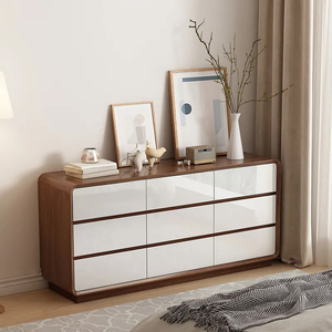 Cómoda Moderna <span class=keywords><strong>de</strong></span> Madera con 9 Cajones para Dormitorio o Sala <span class=keywords><strong>de</strong></span> Estar - Product Image 4