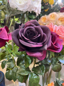 Fiori Artificiali QIHAO di Alta Qualità, <span class=keywords><strong>Rose</strong></span> e Garofani Realistici e Idratanti, per Tavoli da Pranzo e Matrimoni - Product Image 5