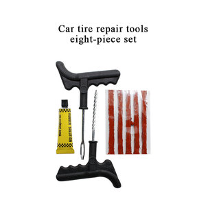 Kit di Riparazione Pneumatici per Auto, Kit di Toppe per Pneumatici, Corde di Emergenza per Forature di Auto, Moto, Camion, Trattori e Rimorchi - Product Image 1