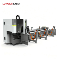 Machine de découpe laser CNC automatique pour tubes métalliques, découpeuse laser pour tubes carrés et ronds, équipement de traitement des profilés en aluminium et acier inoxydable