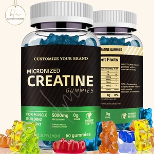 Bán buôn 5g nhãn hiệu riêng <span class=keywords><strong>Creatine</strong></span> HCL Gummy bổ sung năng lượng xây dựng cơ bắp <span class=keywords><strong>Creatine</strong></span> Monohydrate Gummies - Product Image 1