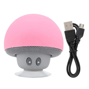 Pequeño altavoz de dibujos animados Mini Mushroom BT 3W potencia de salida caja alimentada por batería paquete al por menor fábrica al por mayor para cine en casa - Product Image 4