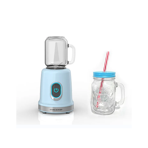 Điện retro máy xay sinh tố Máy xay sinh tố Máy xay sinh tố với <span class=keywords><strong>Mason</strong></span> <span class=keywords><strong>Jar</strong></span> 600ml BPA Free Sport <span class=keywords><strong>Jar</strong></span> Bảng Máy ép trái cây - Product Image 4