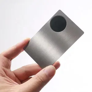 Benutzer definierte Full Metal NFC-Karte Geschäft VIP Schwarz/Silber/Gold 4K QR-Code NFC Metall karte mit Metallrahmen gravierten Druck