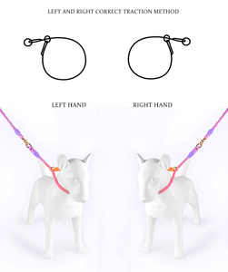 Conjunto de correa de cuello para mascotas de cuerda de algodón de colores mezclados de lujo Diseño de cadena tipo P para comodidad y estilo - Product Image 6