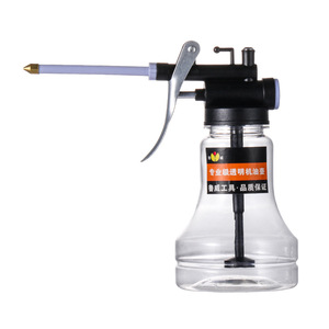 Pistolet à graisse manuel Ruwei transparent 350 ml haute pression avec embout en cuivre pour lubrification longue portée - Product Image 2